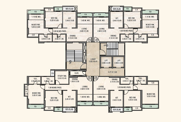BUILDING NO. 5 PLAN